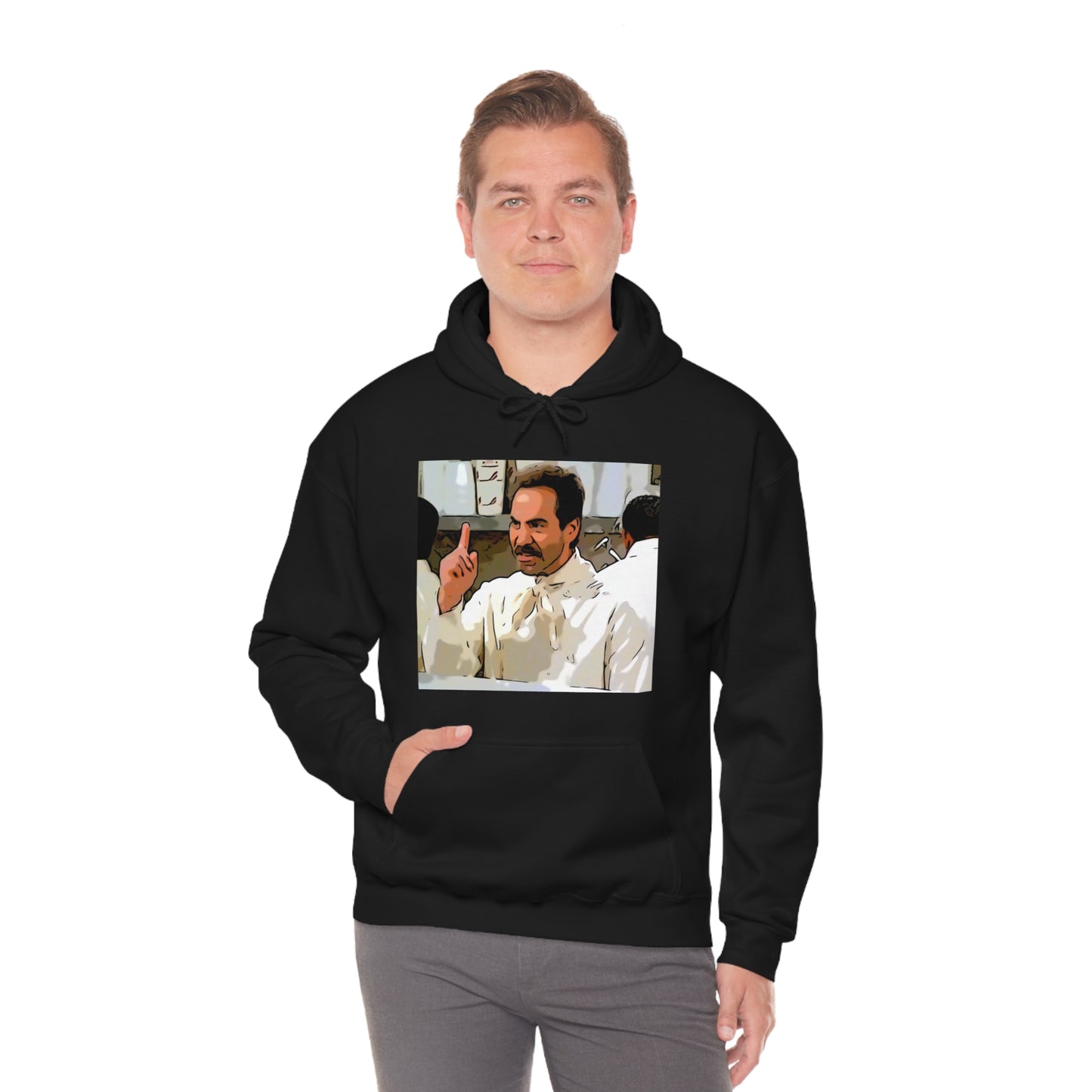 Unisex Heavy Blend™ Hooded Sweatshirt Seinfeld ~ Soup Nasi~ No Soup for you!