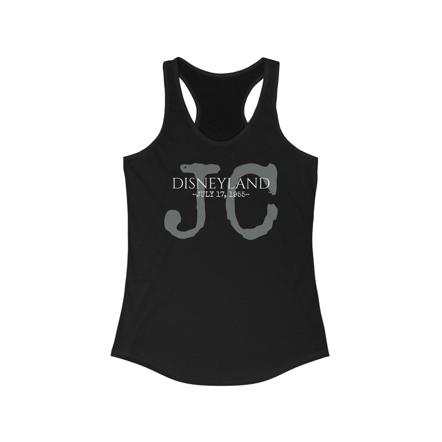 Women's Ideal Racerback Tank Disneyland jungle cruise ride opening day 1955