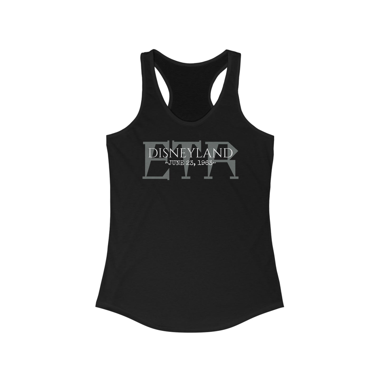 Women's Ideal Racerback Tank Disneyland enchanted tiki room opening day 1963