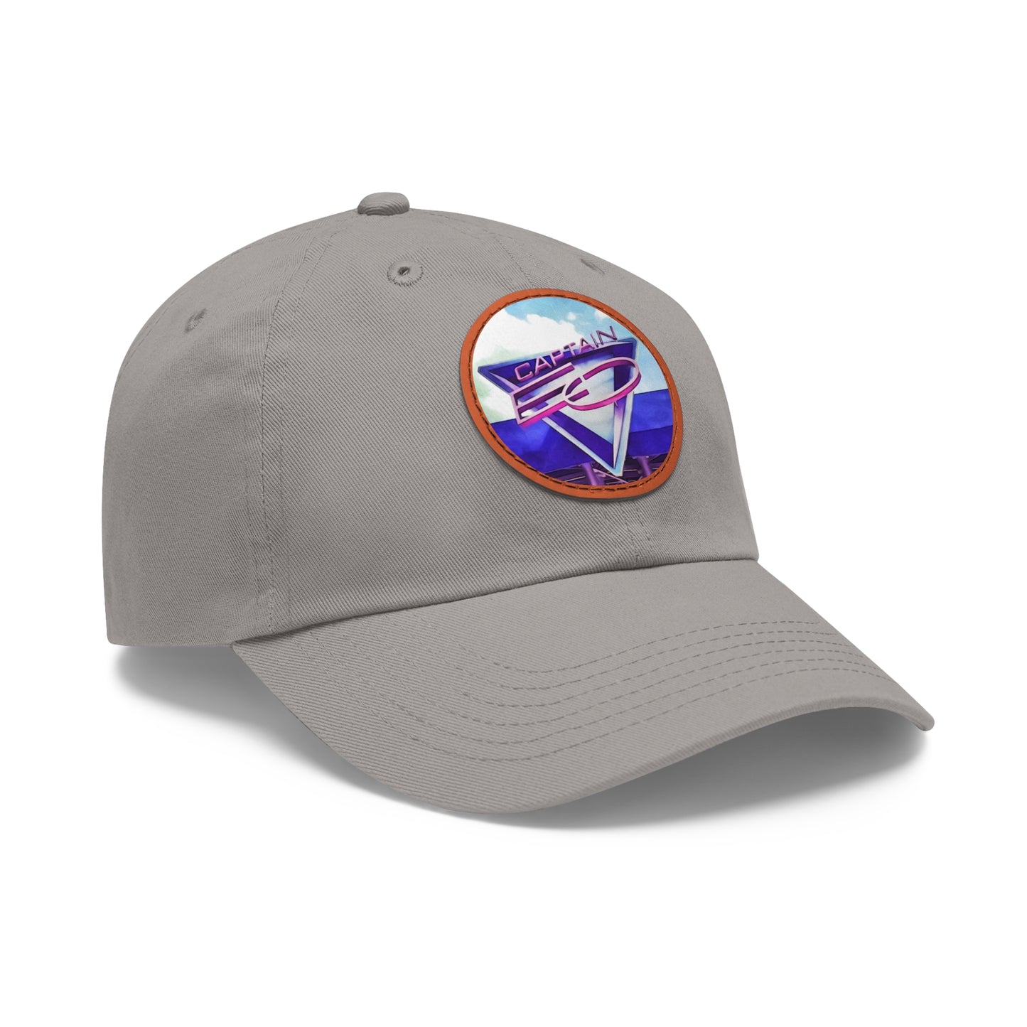 Dad Hat with Leather Patch (Round) Disneyland Retro Captain EO Show