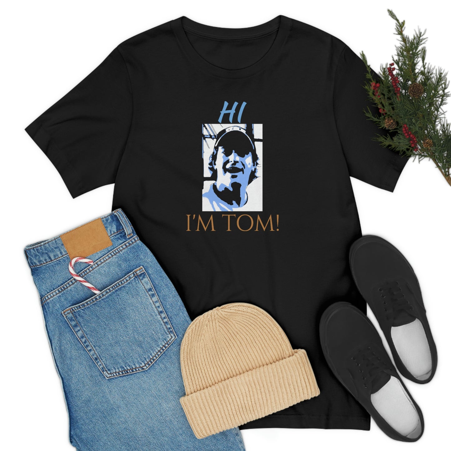Unisex Jersey Short Sleeve Tee 50 FIRST DATES "hi. I'm Tom"