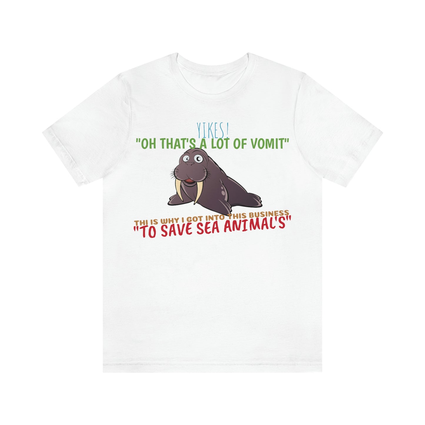 Unisex Jersey Short Sleeve Tee sea animal’s