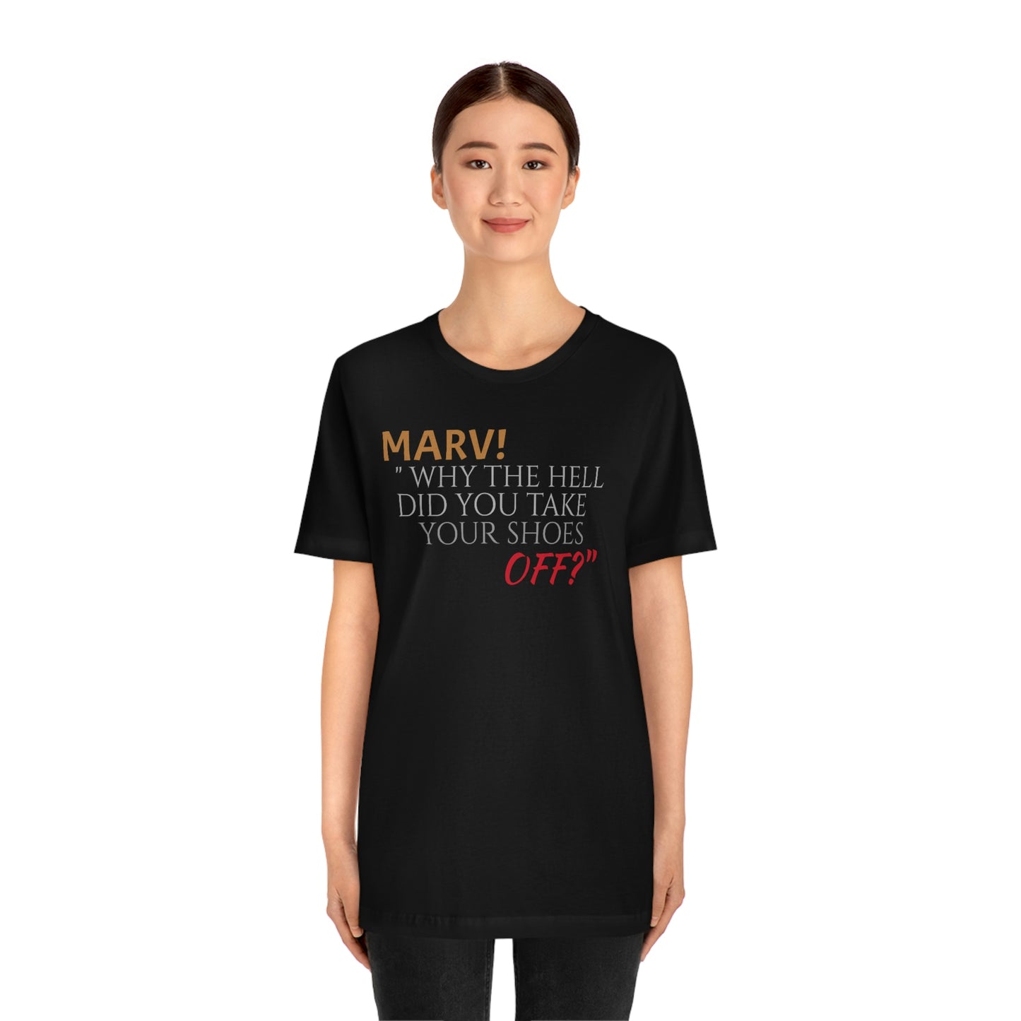 Unisex Jersey Short Sleeve Tee Home Alone - Quote - "Marv!"