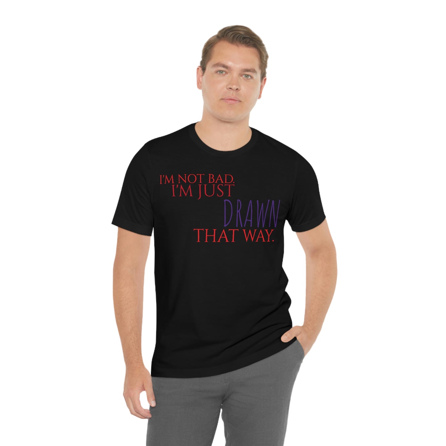 Unisex Jersey Short Sleeve Tee Who Framed Roger rabbit - I'm not bad.