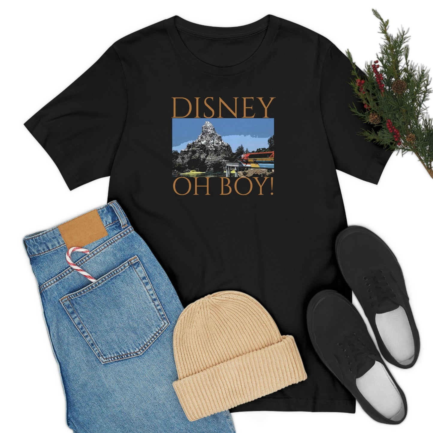 Unisex Jersey Short Sleeve Tee Disneyland Disney Oh boy!