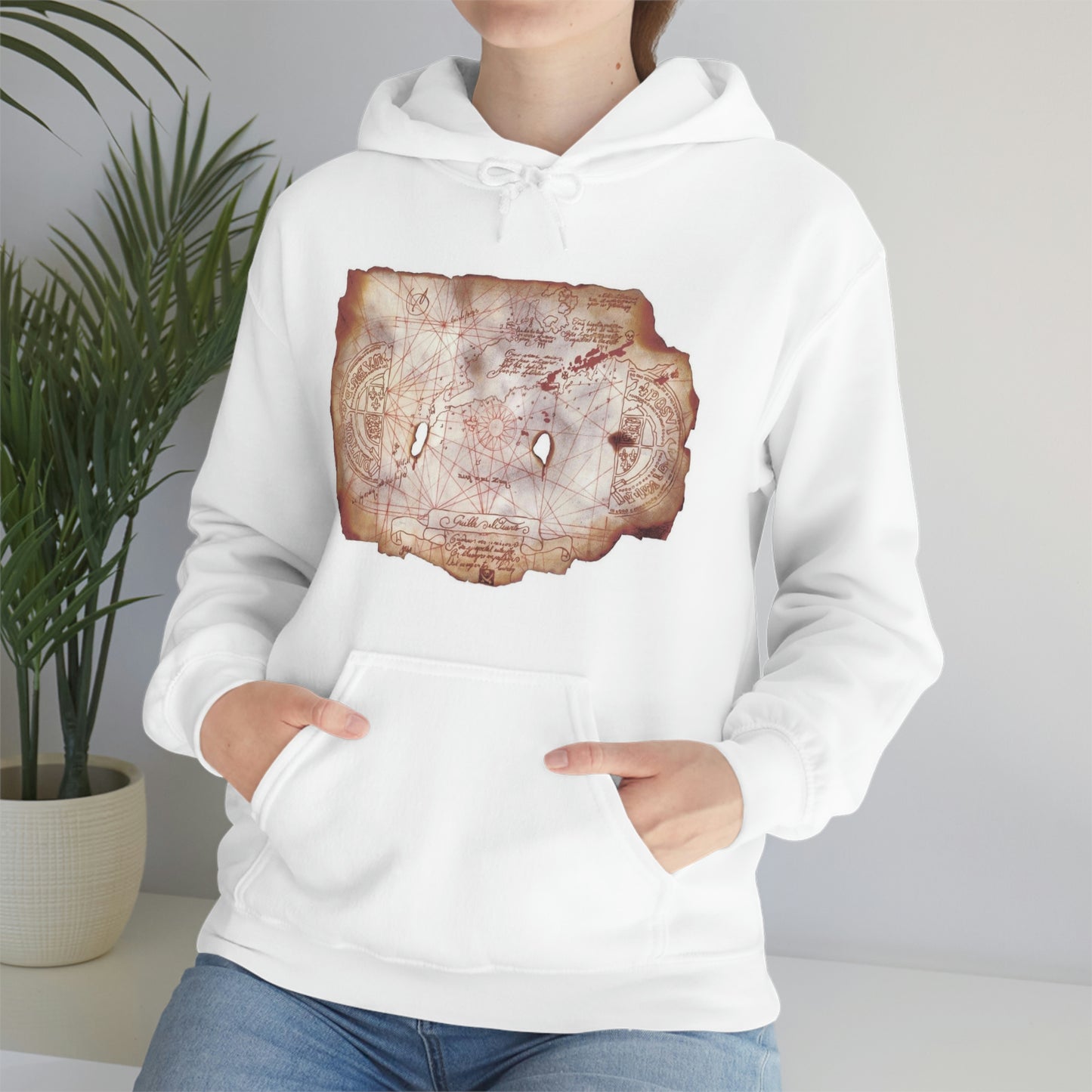 Unisex Heavy Blend™ Hooded sweatshirt ~ The Gonnies ~ map