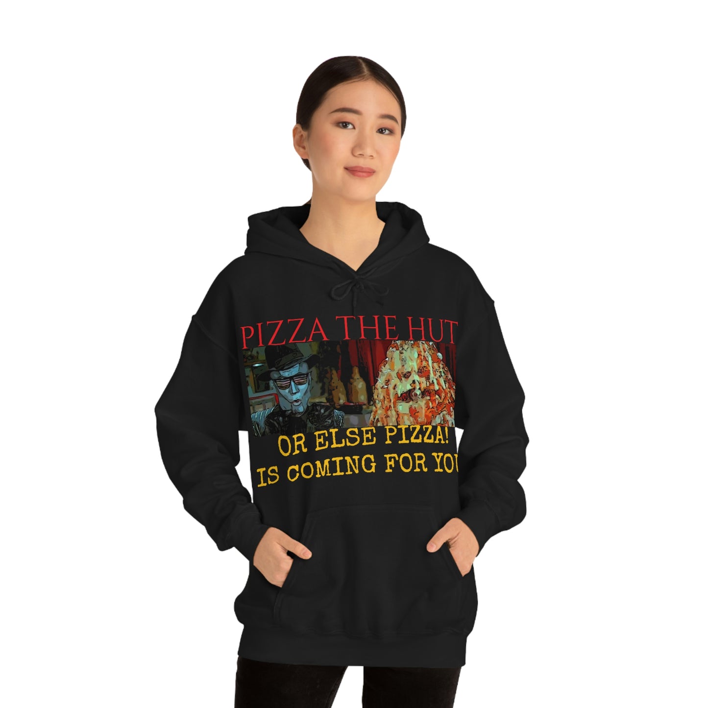 Unisex Heavy Blend™ Hooded Sweatshirt Spaceballs ~ Pizza the Hut!
