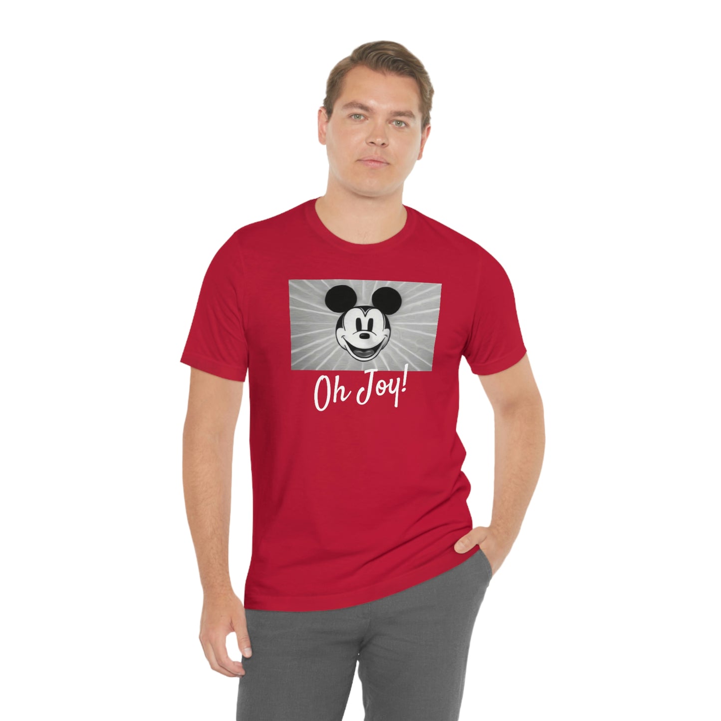 Unisex Jersey Short Sleeve Tee Disney Mickey Christmas - oh joy!