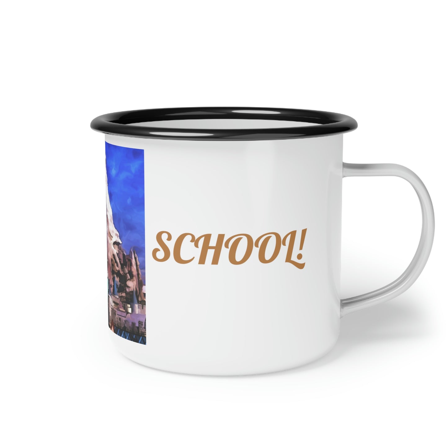 Enamel Camp Cup Disneyland ~ Sky Buckets - Old School