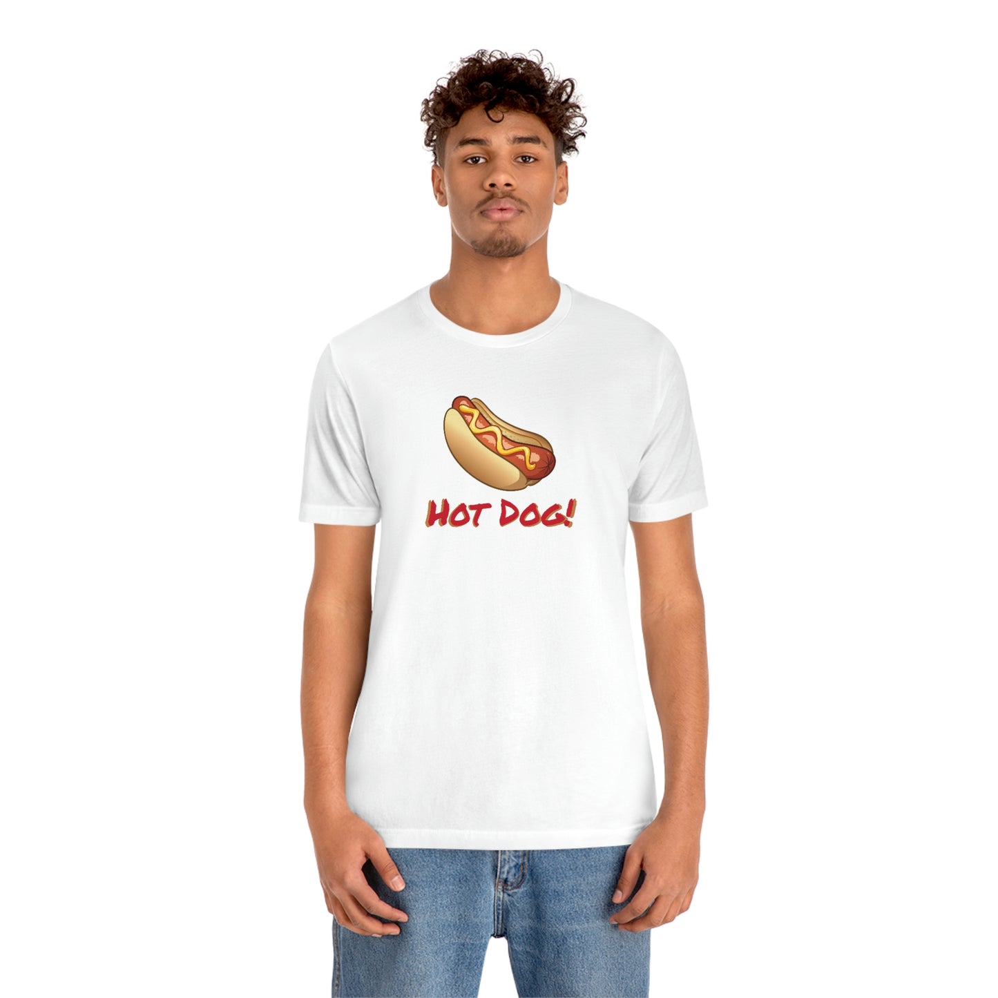 Unisex Jersey Short Sleeve Tee Hot Dog!