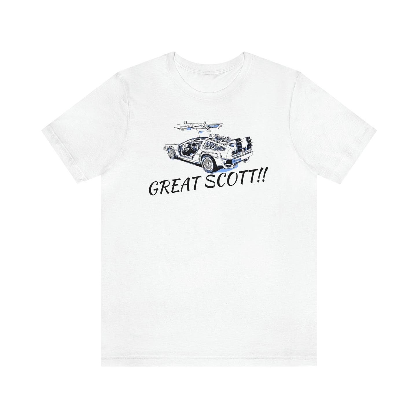 Unisex Jersey Short Sleeve Tee BACK TO THE Future " Great Scott!!"