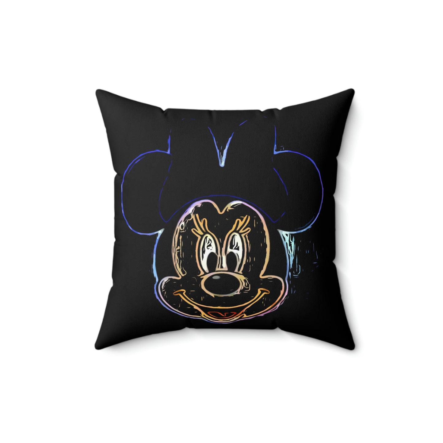 Spun Polyester Square Pillow Disney Minnie Mouse