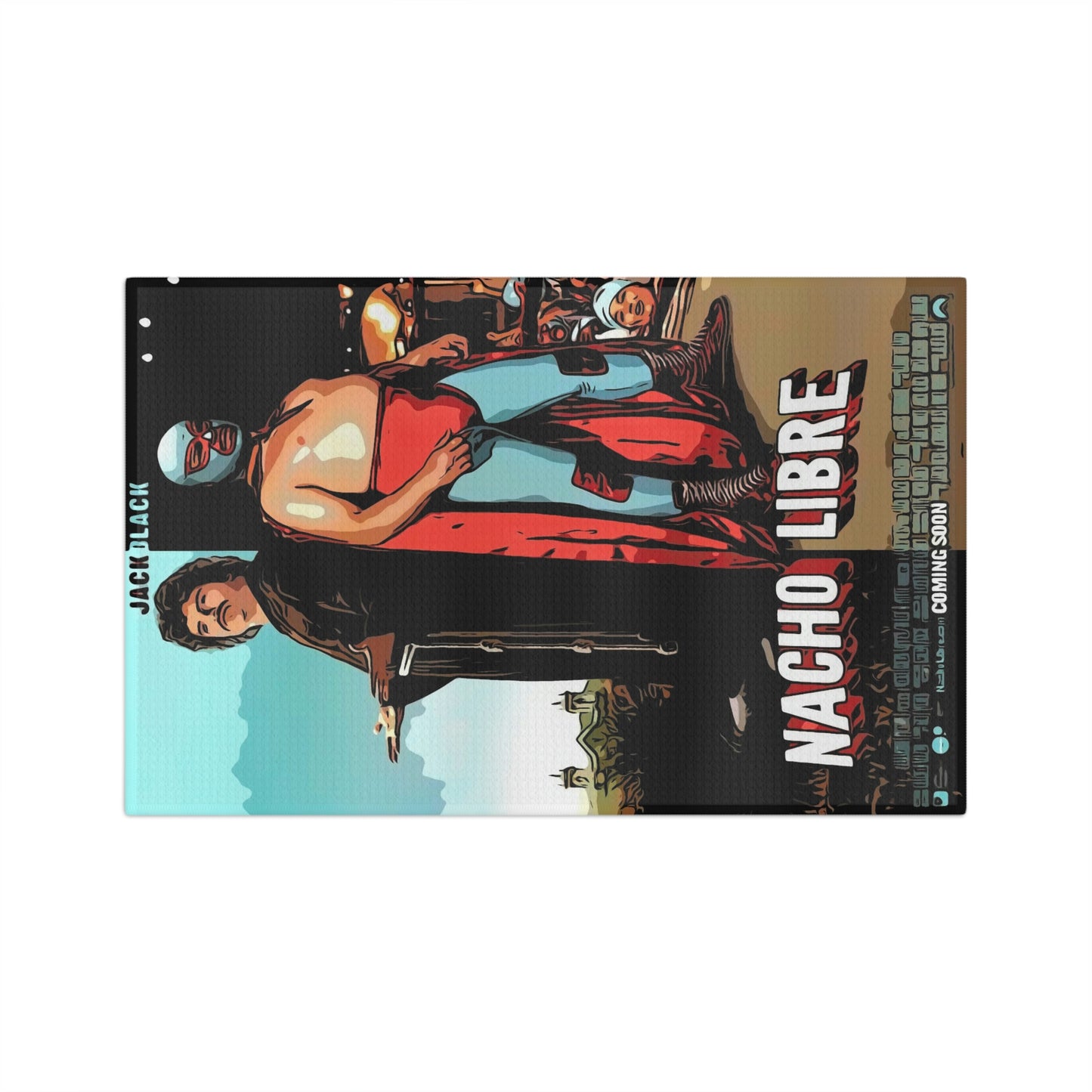 Soft Tea Towel Nacho Libre Movie ~ Poster