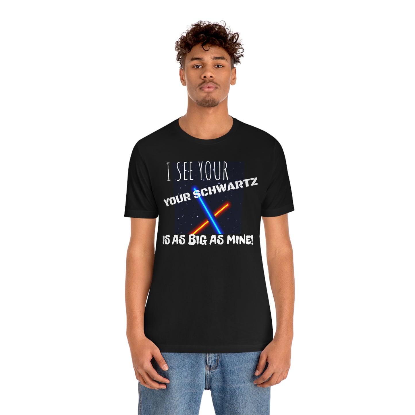 Unisex Jersey Short Sleeve Tee Spaceballs BIG AS MINE