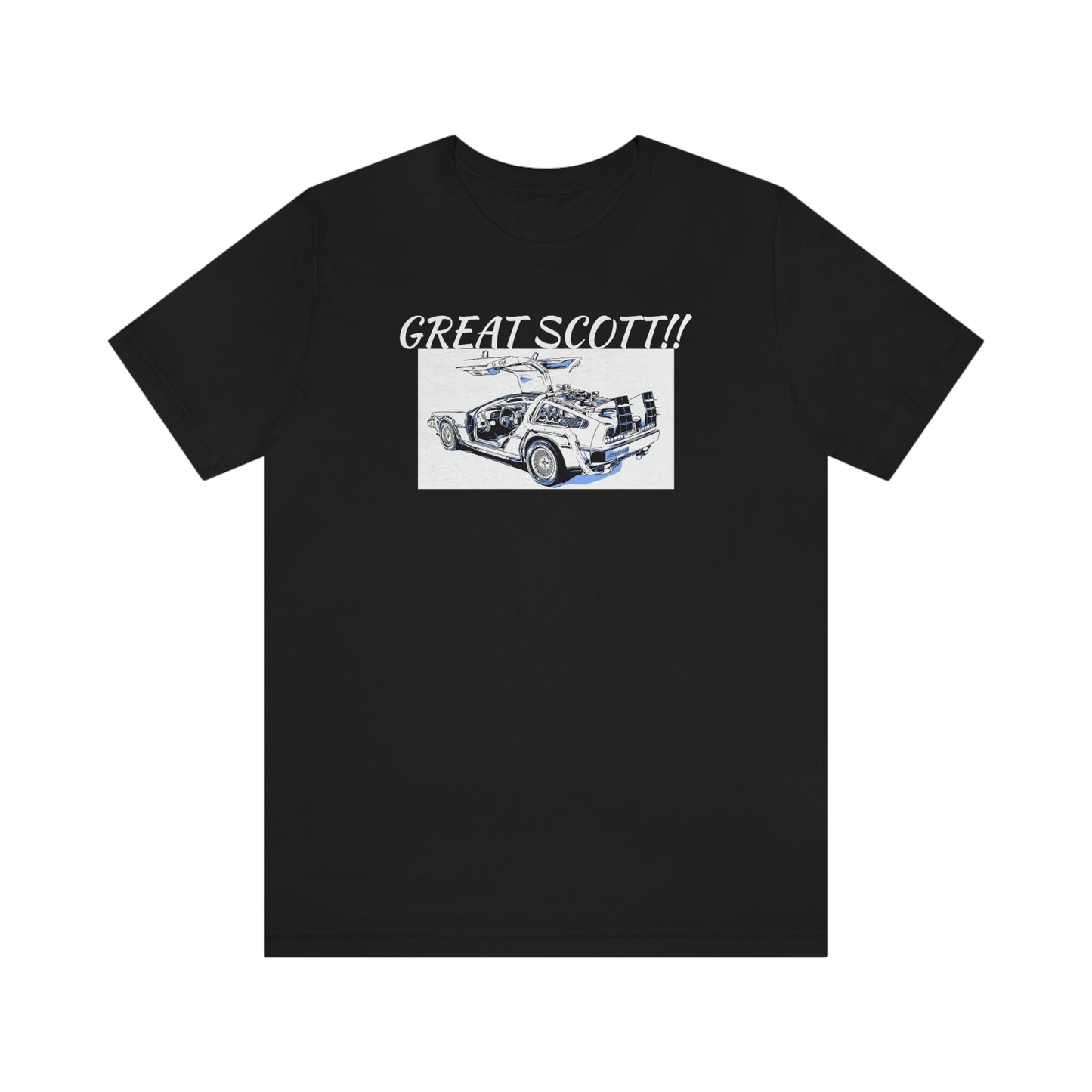Unisex Jersey Short Sleeve Tee BACK TO THE Future " Great Scott!!"