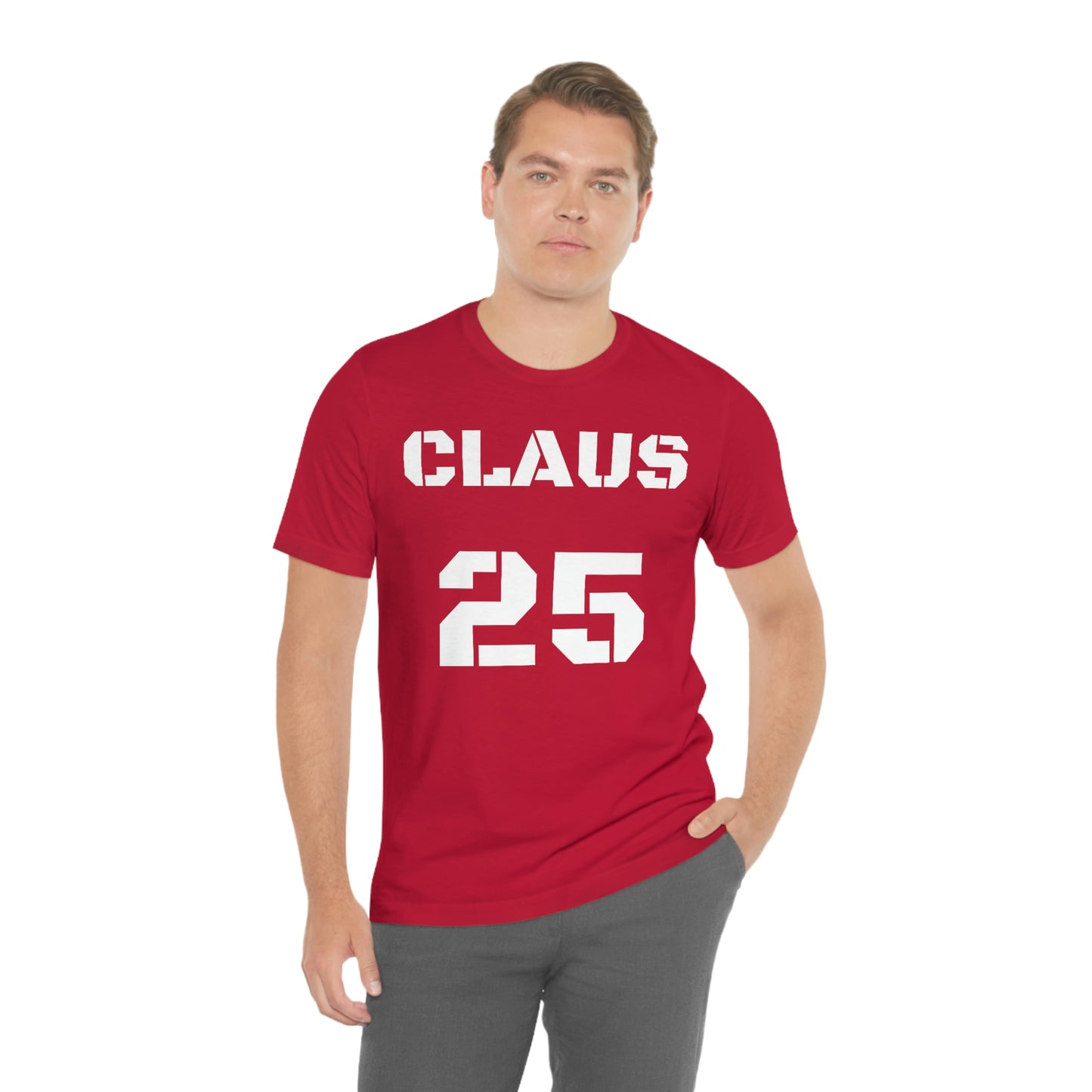Unisex Jersey Short Sleeve Tee Christmas Santa Claus ~Claus 25~