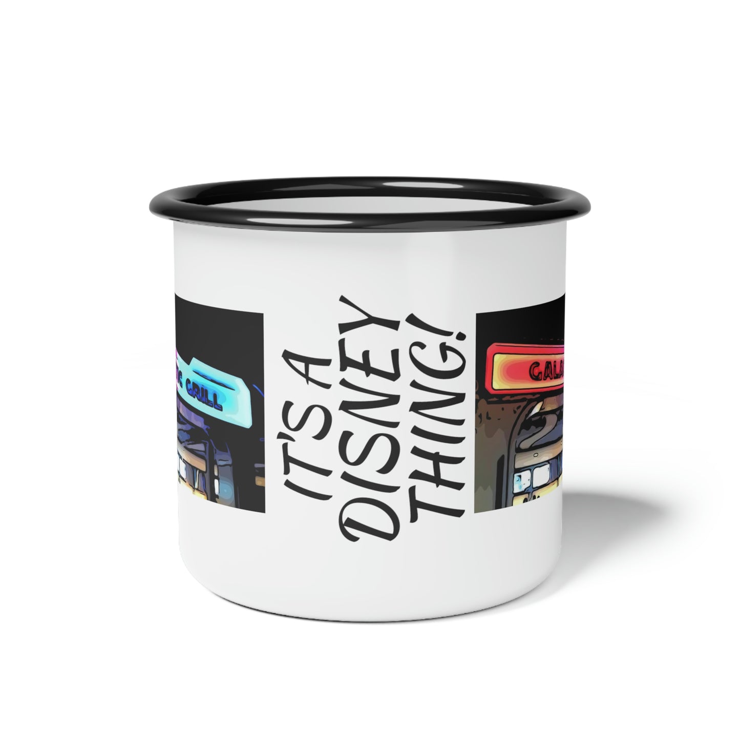 A Enamel Camp Cup Disneyland ~Galactic Gril~ It's A Disney Thing!