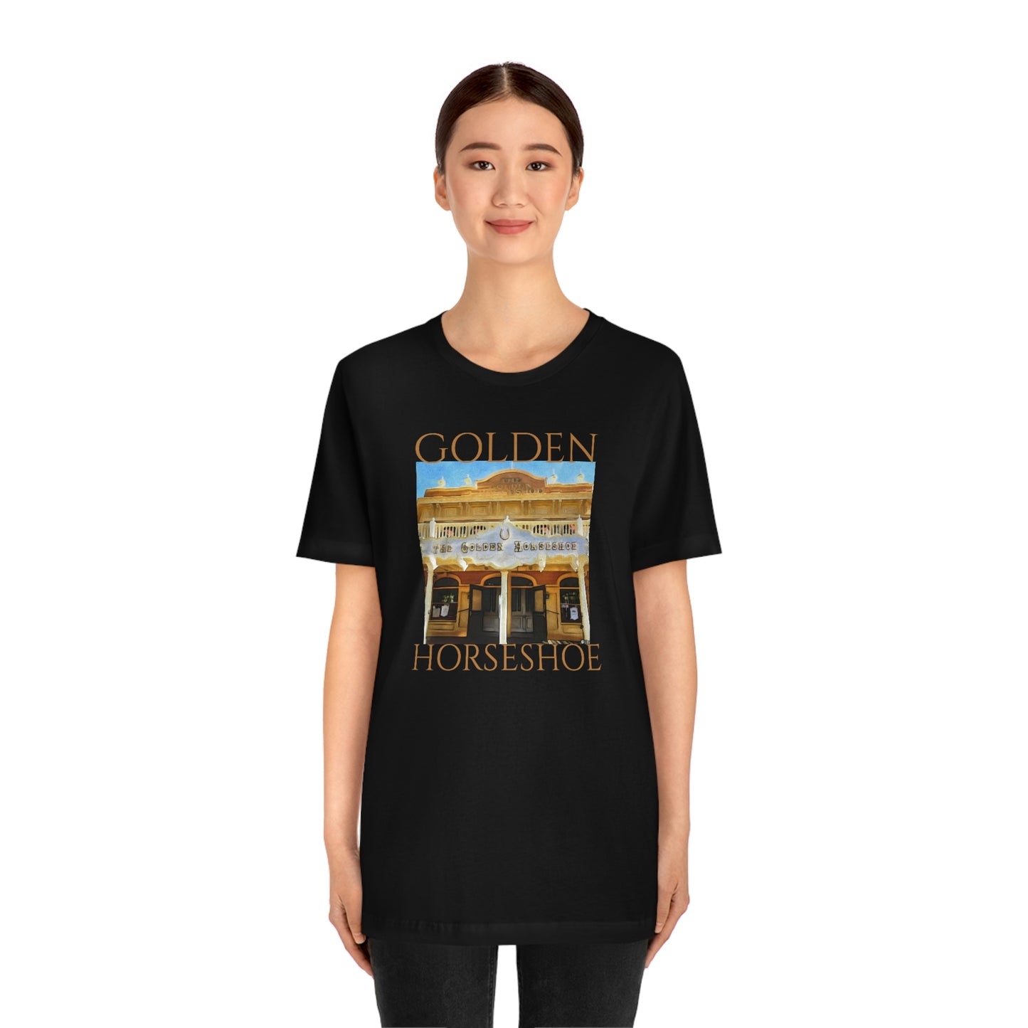 Unisex Jersey Short Sleeve Tee DISNEYLAND GOLDEN HORSESHOE