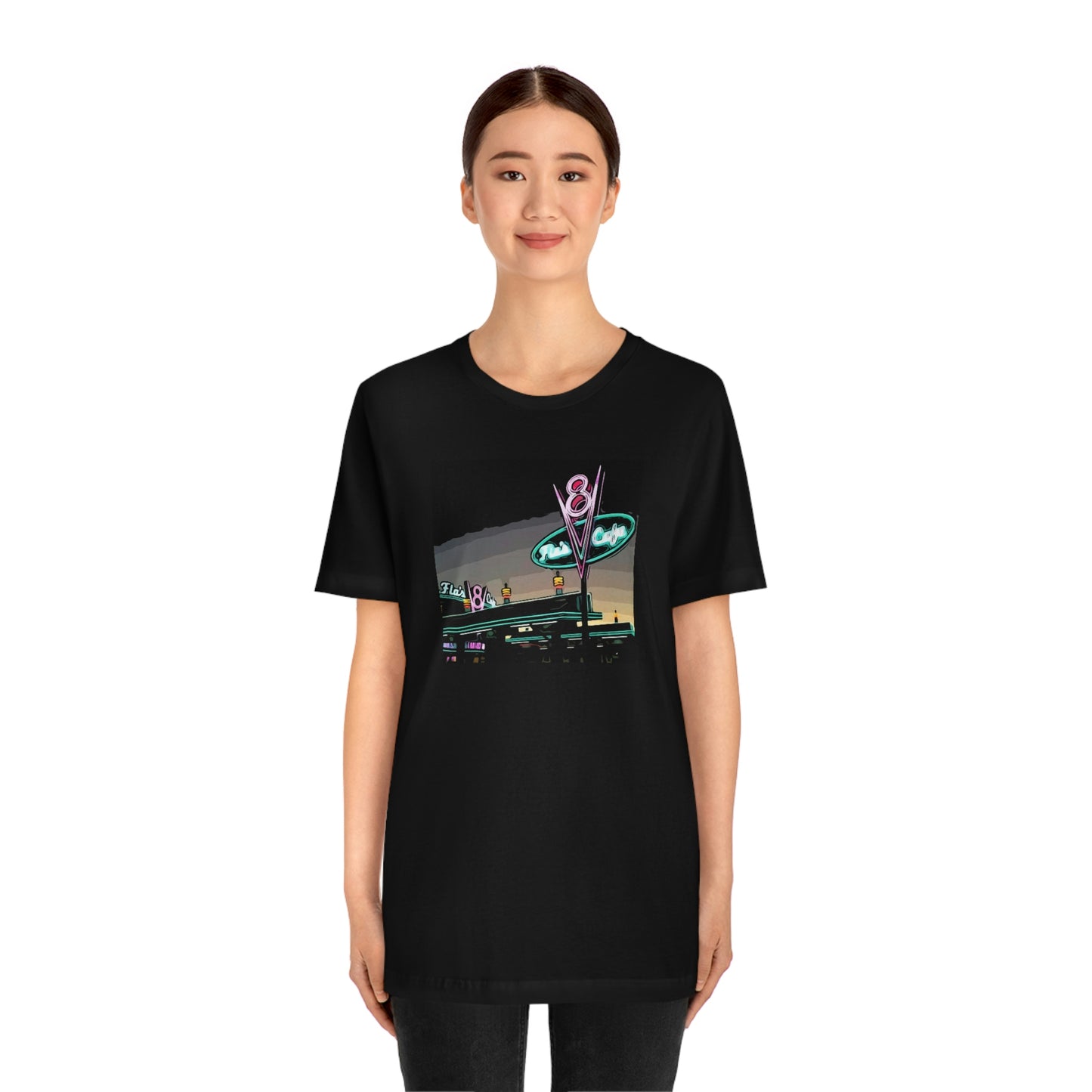 Unisex Jersey Short Sleeve Tee DISNEYLAND FLO'S V8