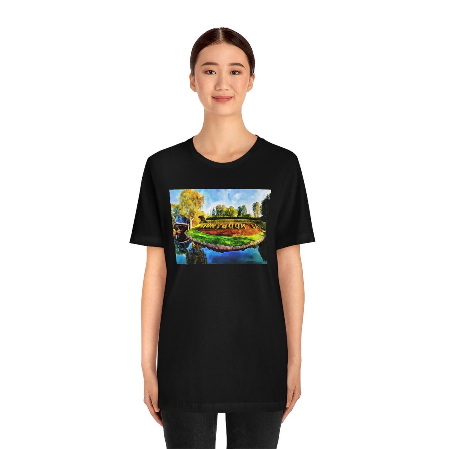 Unisex Jersey Short Sleeve Tee Disneyland STORY BOOK LAND
