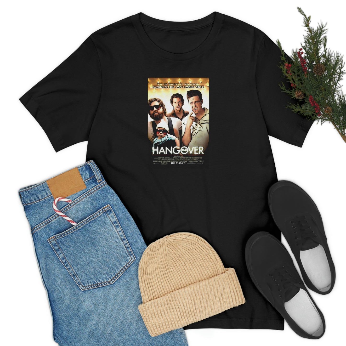 Unisex Jersey Short Sleeve Tee ~ The Hangover Movie ~ Poster