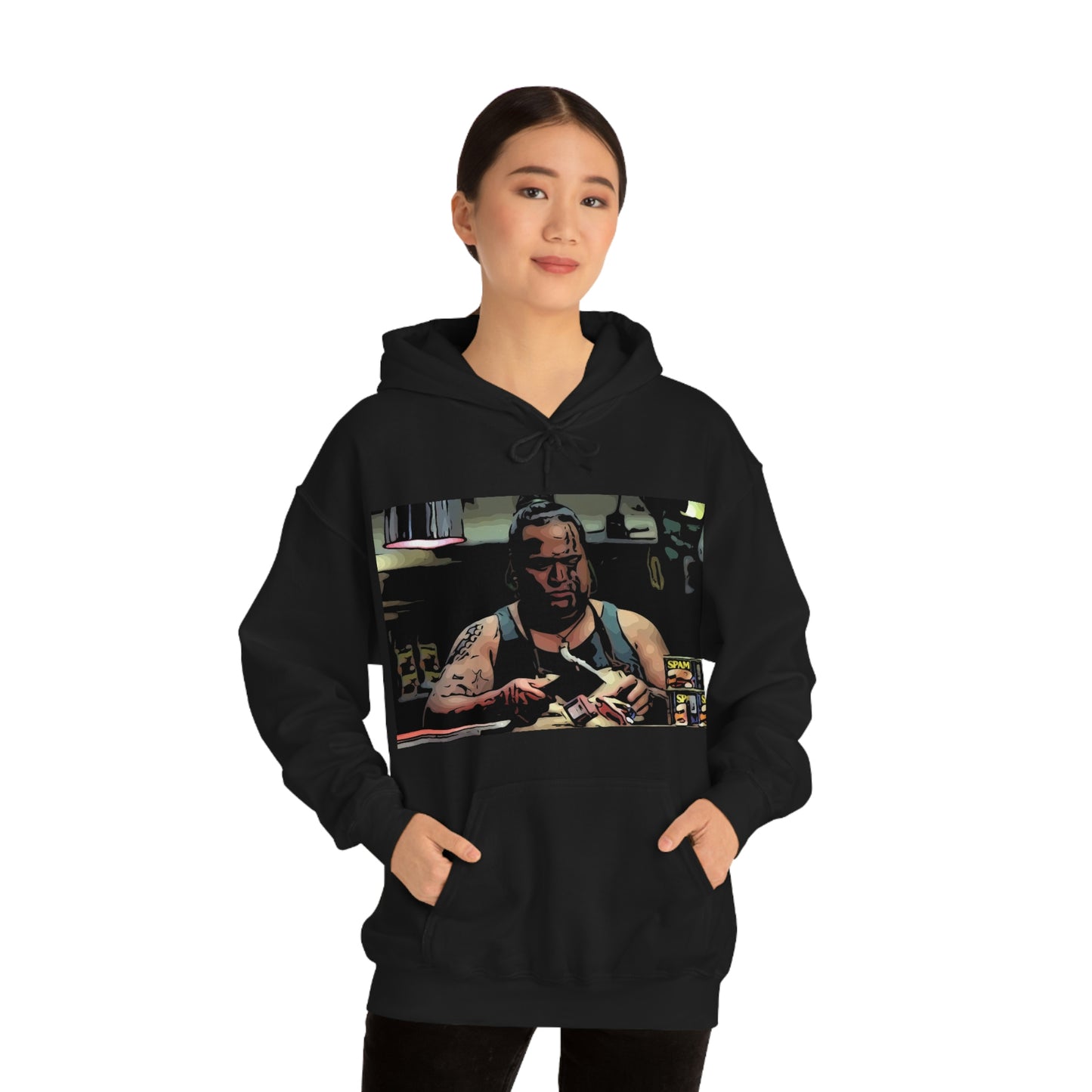 Unisex Heavy Blend™ Hooded Sweatshirt 50 First Dates ~ Nick ~ Tattoo Face