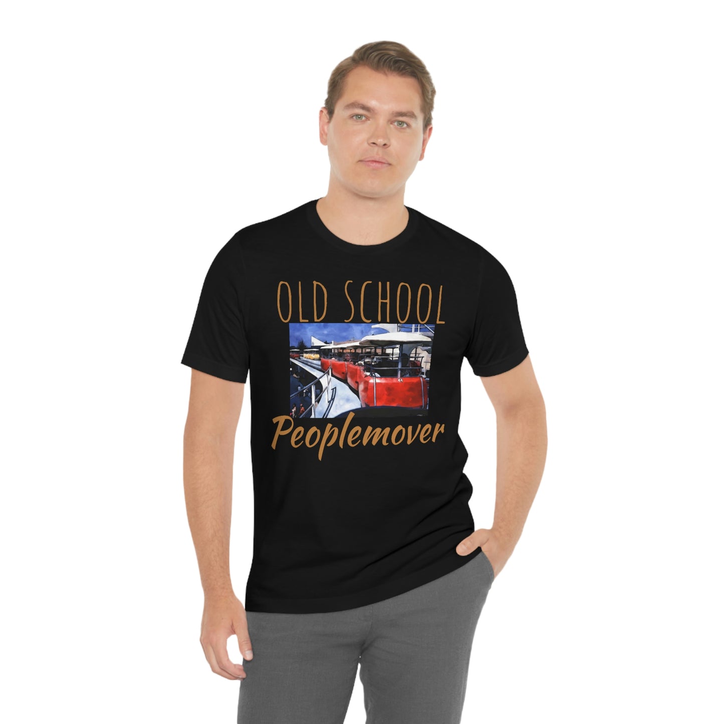 Unisex Jersey Short Sleeve Tee Disneyland people mover
