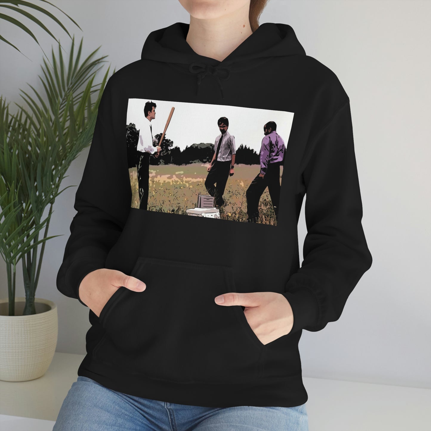 Unisex Heavy Blend™ Hooded Sweatshirt Office space ~ Paper Jam