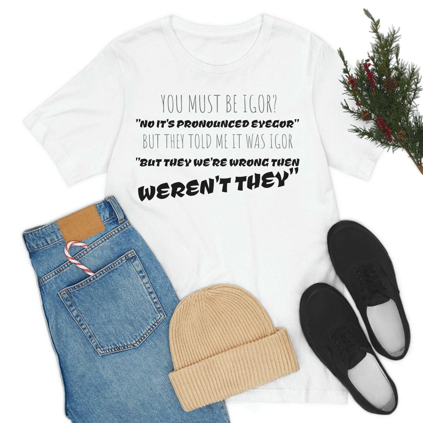Unisex Jersey Short Sleeve Tee Young Frankenstein - EYEGOR