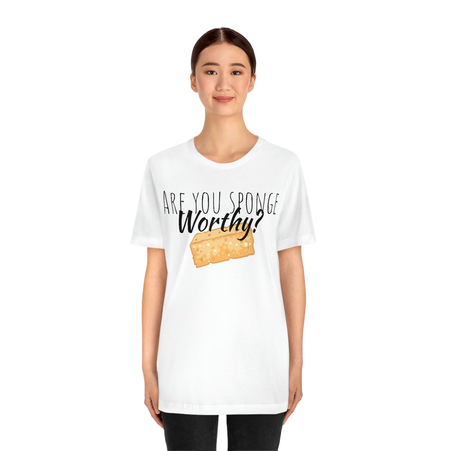 Unisex Jersey Short Sleeve Tee Sponge worthy