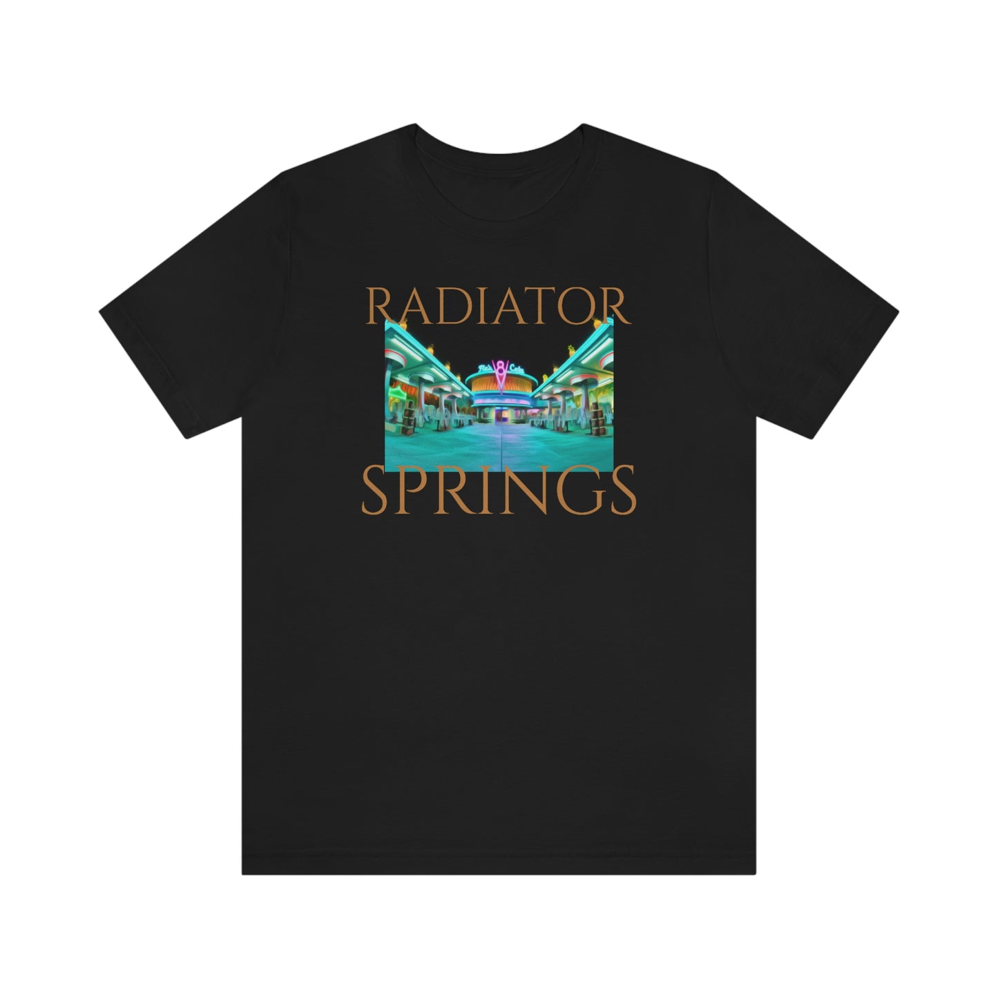 Unisex Jersey Short Sleeve Tee RADIATOR SPRINGS FLO'S V8