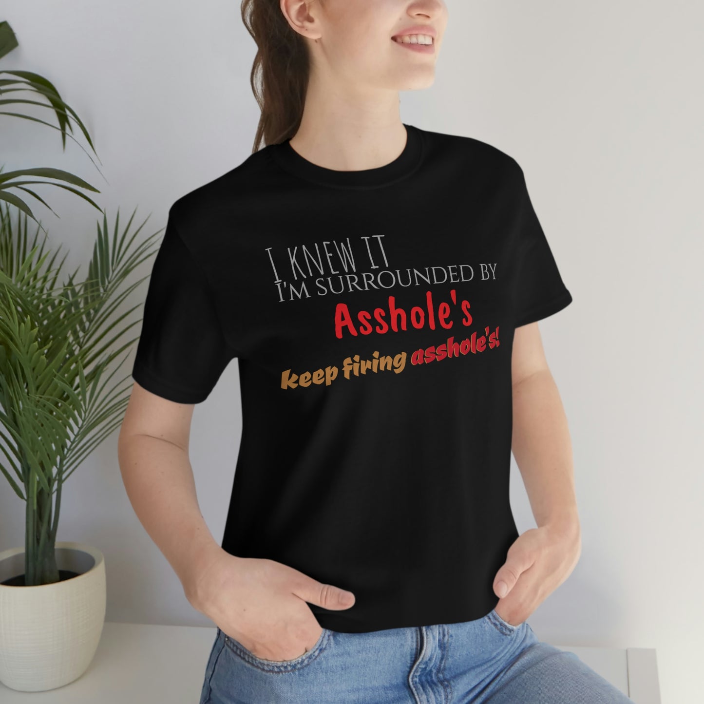 Unisex Jersey Short Sleeve Tee Spaceballs ~Keep firing Asshole's