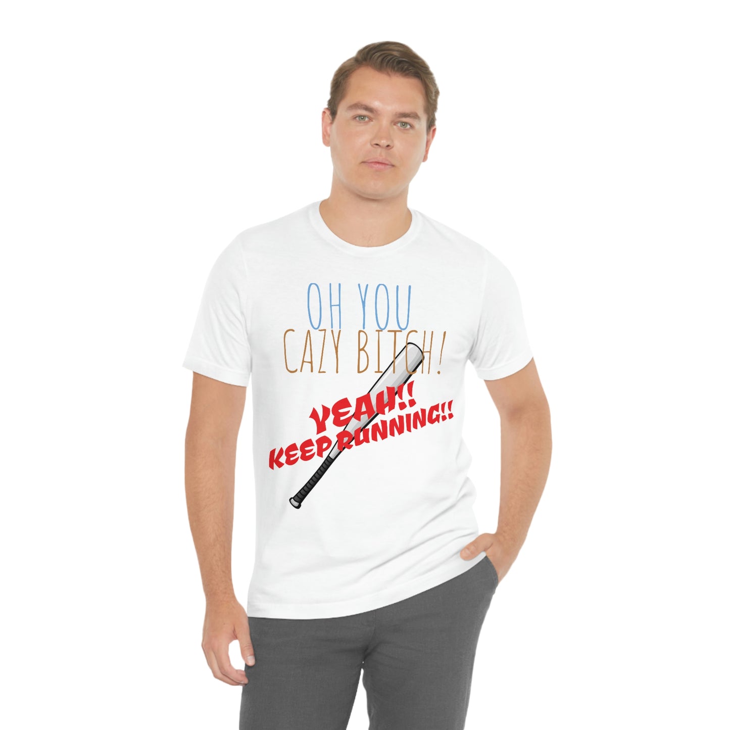 Unisex Jersey Short Sleeve Tee KEEP RUNING