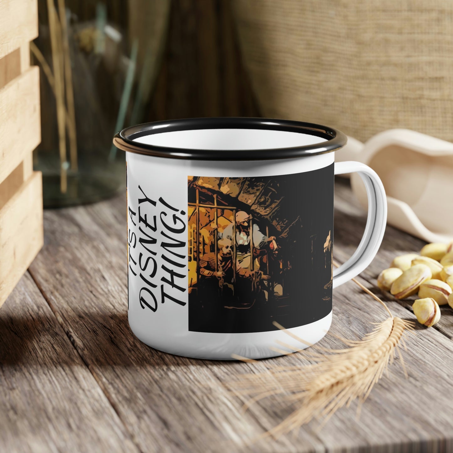 A Enamel Camp Cup Disneyland ~Pirates of the Caribbean ~ It's A Disney Thing!