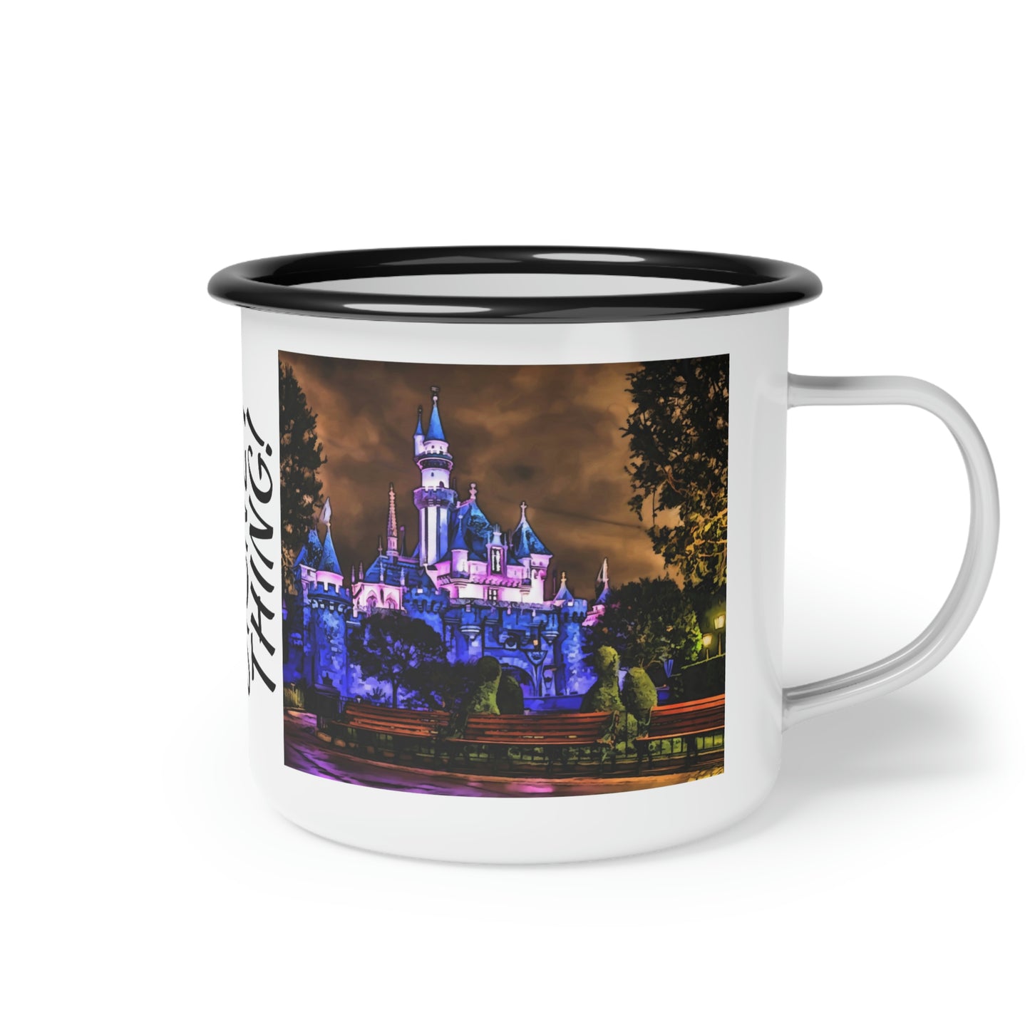 A Enamel Camp Cup Disneyland ~Sleeping Beauty Castle~ It's A Disney Thing!