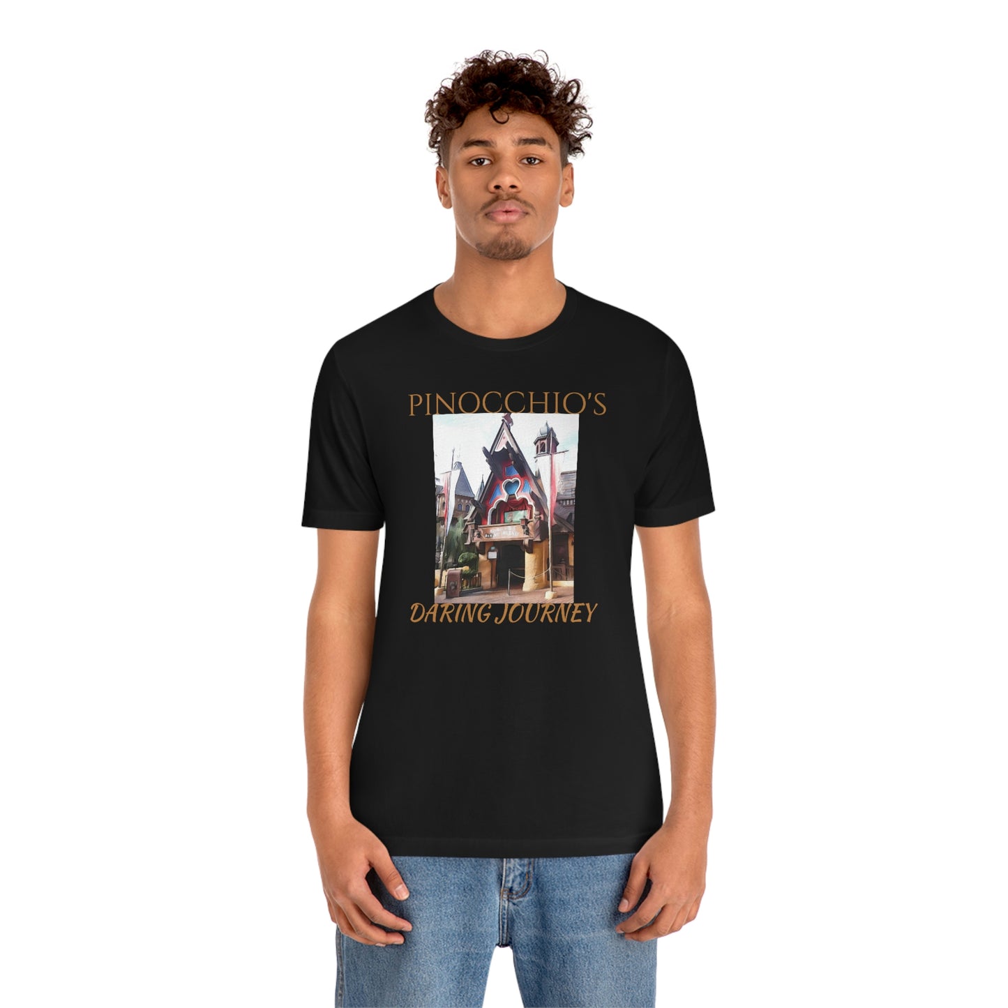 Unisex Jersey Short Sleeve Tee PINOCCHIO'S DARING JOURNEY