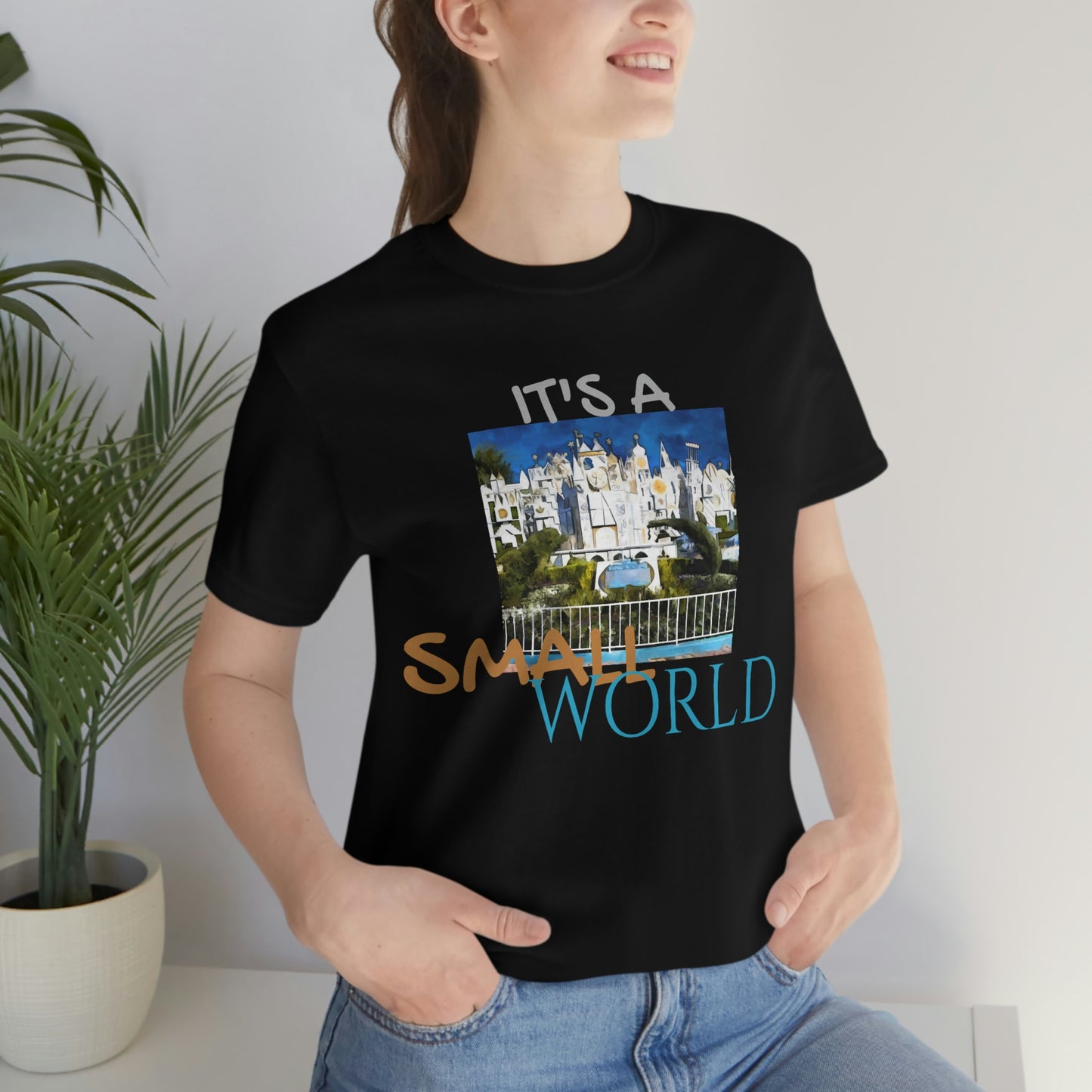 Unisex Jersey Short Sleeve Tee SMALL WORLD