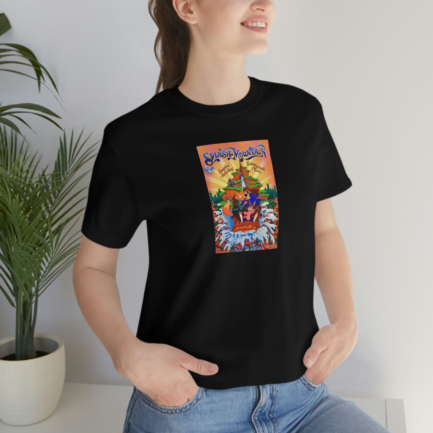 Unisex Jersey Short Sleeve Tee Disneyland ~ Splash Mountain ~ Ride