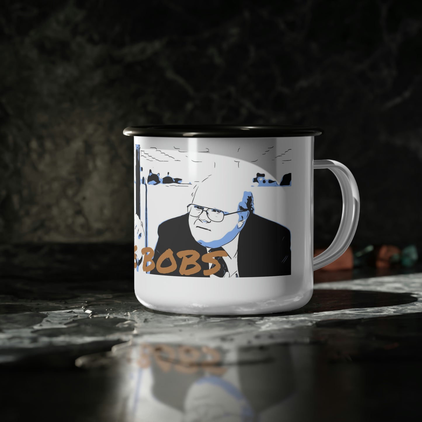Enamel Camp Cup Office Space ~ The Bobs