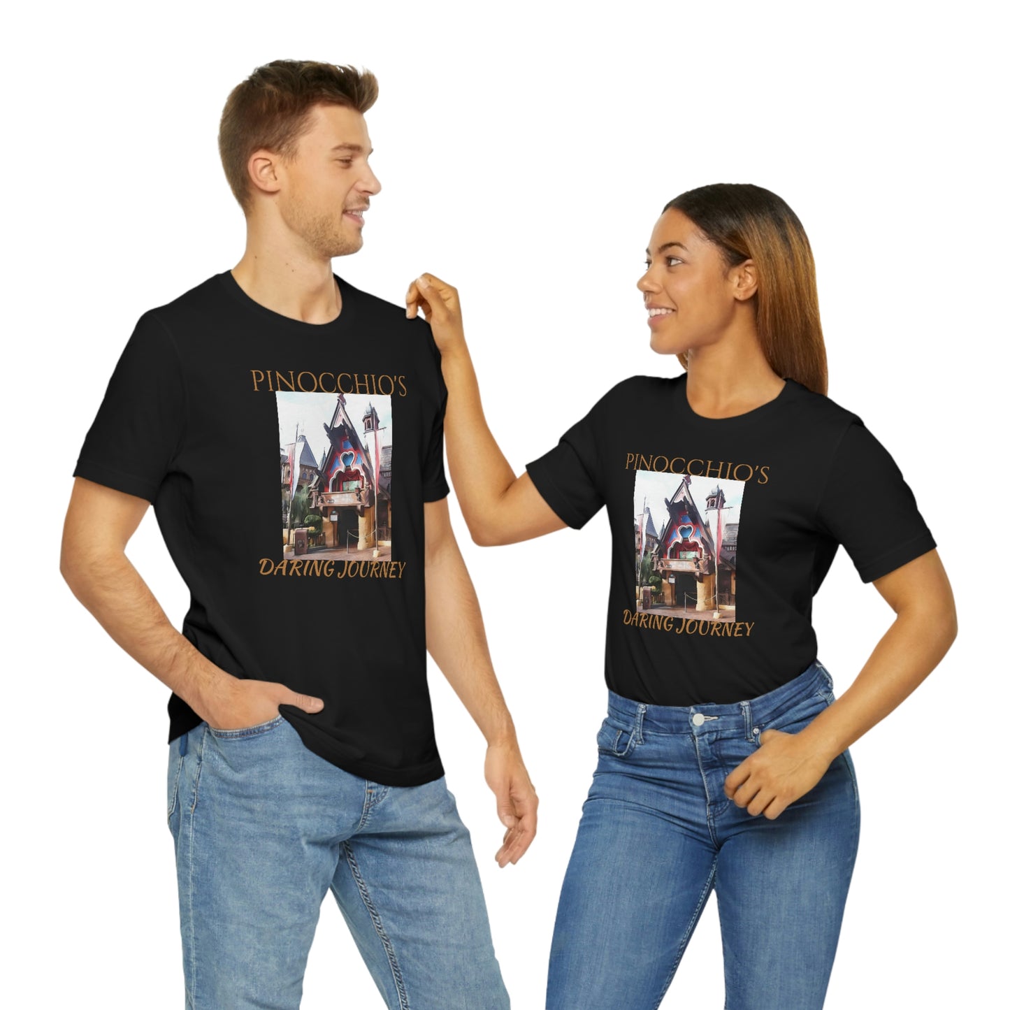 Unisex Jersey Short Sleeve Tee PINOCCHIO'S DARING JOURNEY
