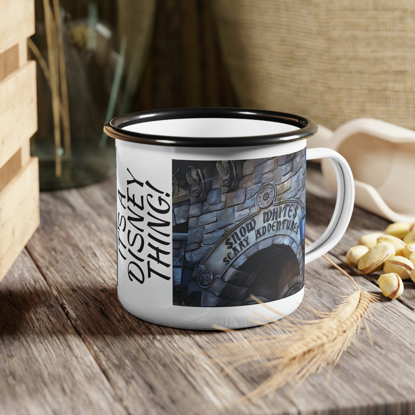 A Enamel Camp Cup Disneyland ~Snow White's Scary Adventures~ It's A Disney Thing!