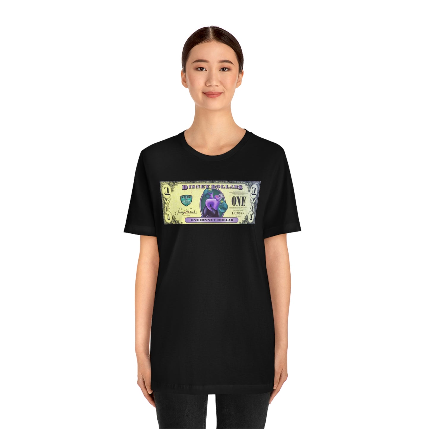 Unisex Jersey Short Sleeve Tee DISNEY DOLLARS VILLAINS