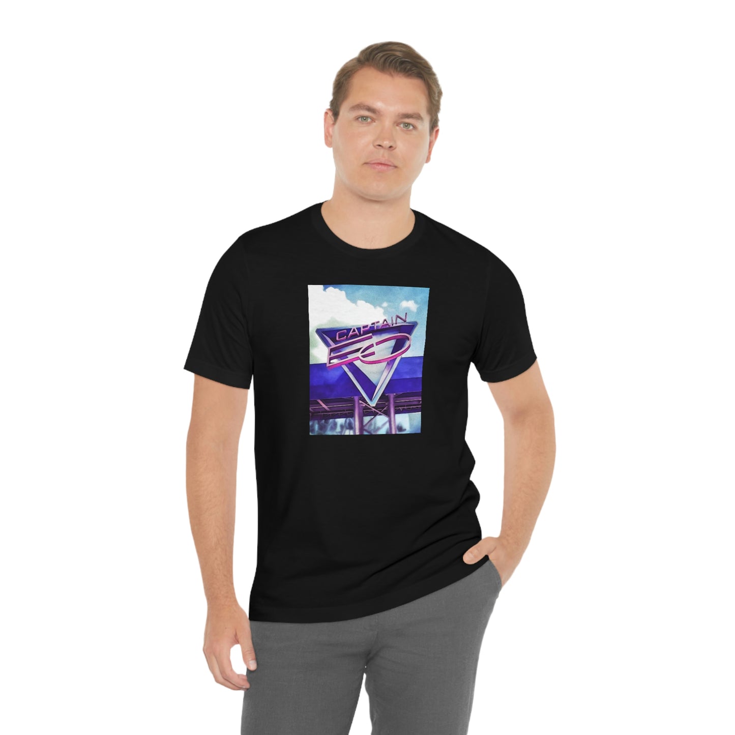 Unisex Jersey Short Sleeve Tee CAPTAIN EO