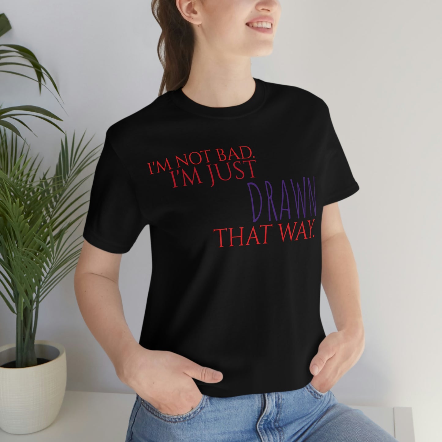 Unisex Jersey Short Sleeve Tee Who Framed Roger rabbit - I'm not bad.