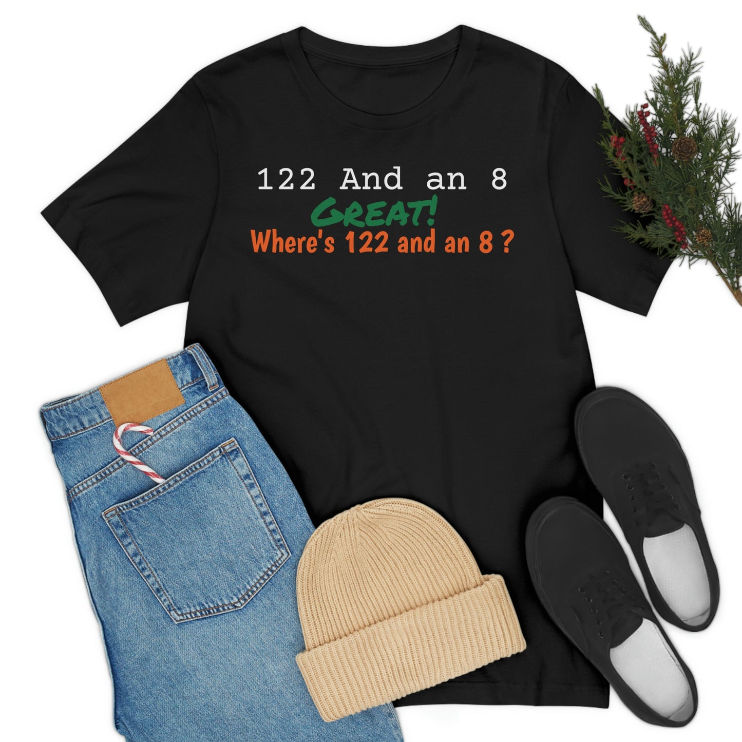 Unisex Jersey Short Sleeve Tee 122 AND AN 8
