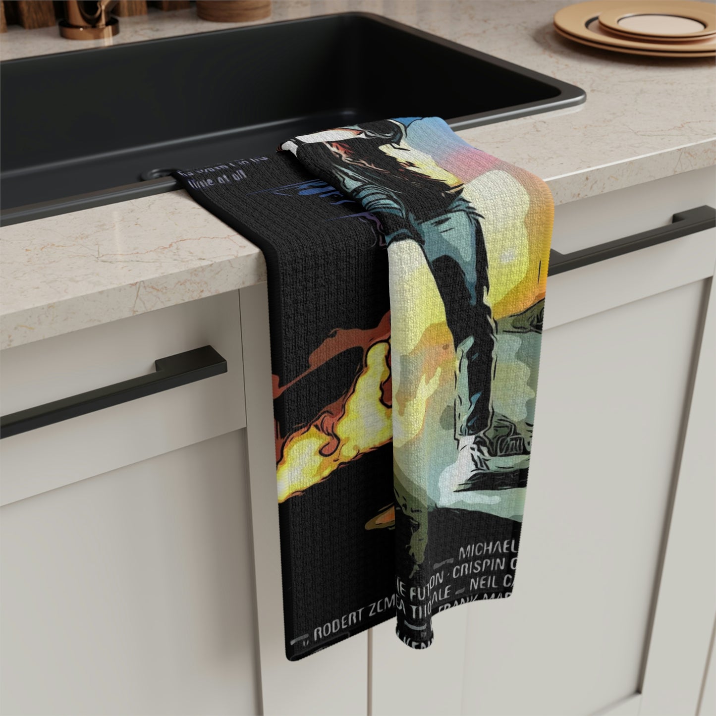 Soft Tea Towel Back to the Future Movie ~ Poster