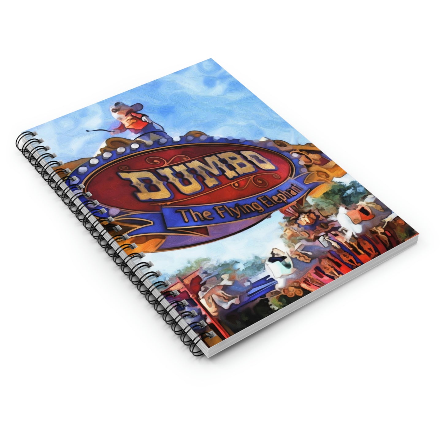 Spiral Notebook - Disneyland Dumbo the Flying Elephant