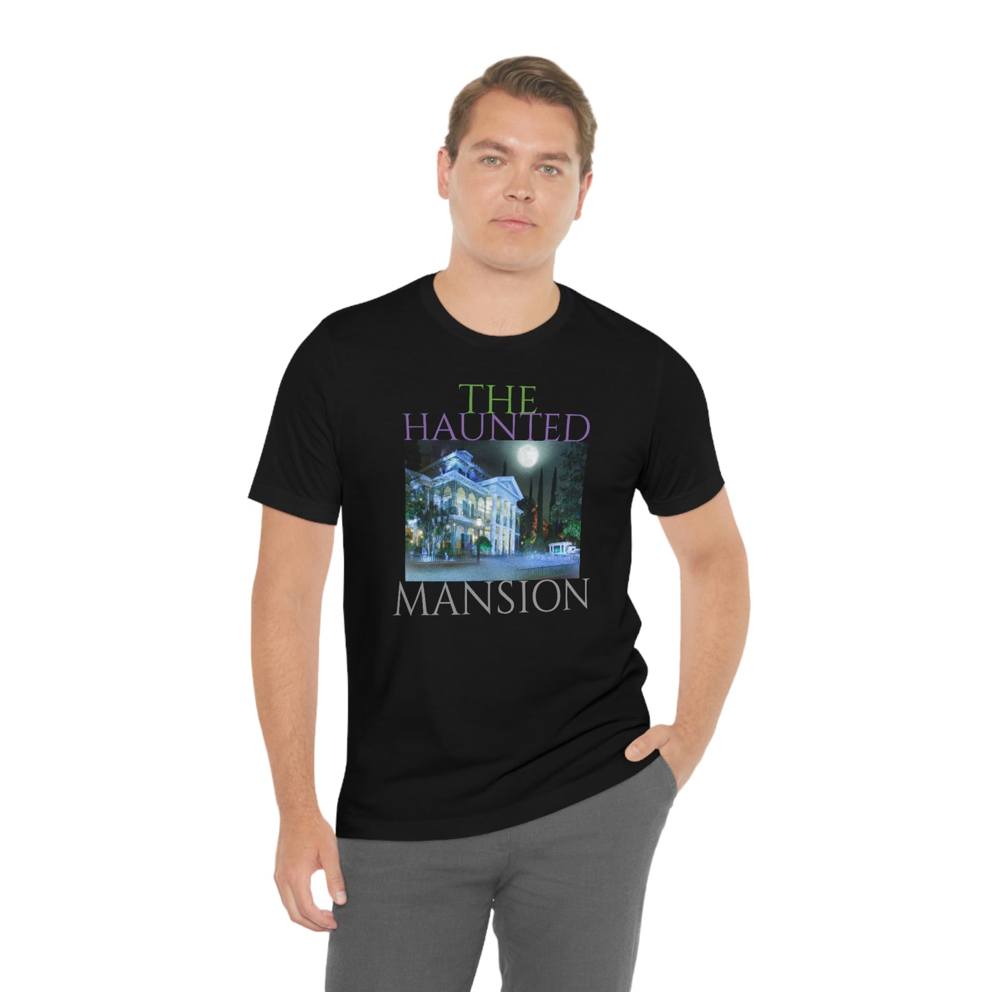 Unisex Jersey Short Sleeve Tee Disneyland HAUNTED MANSION