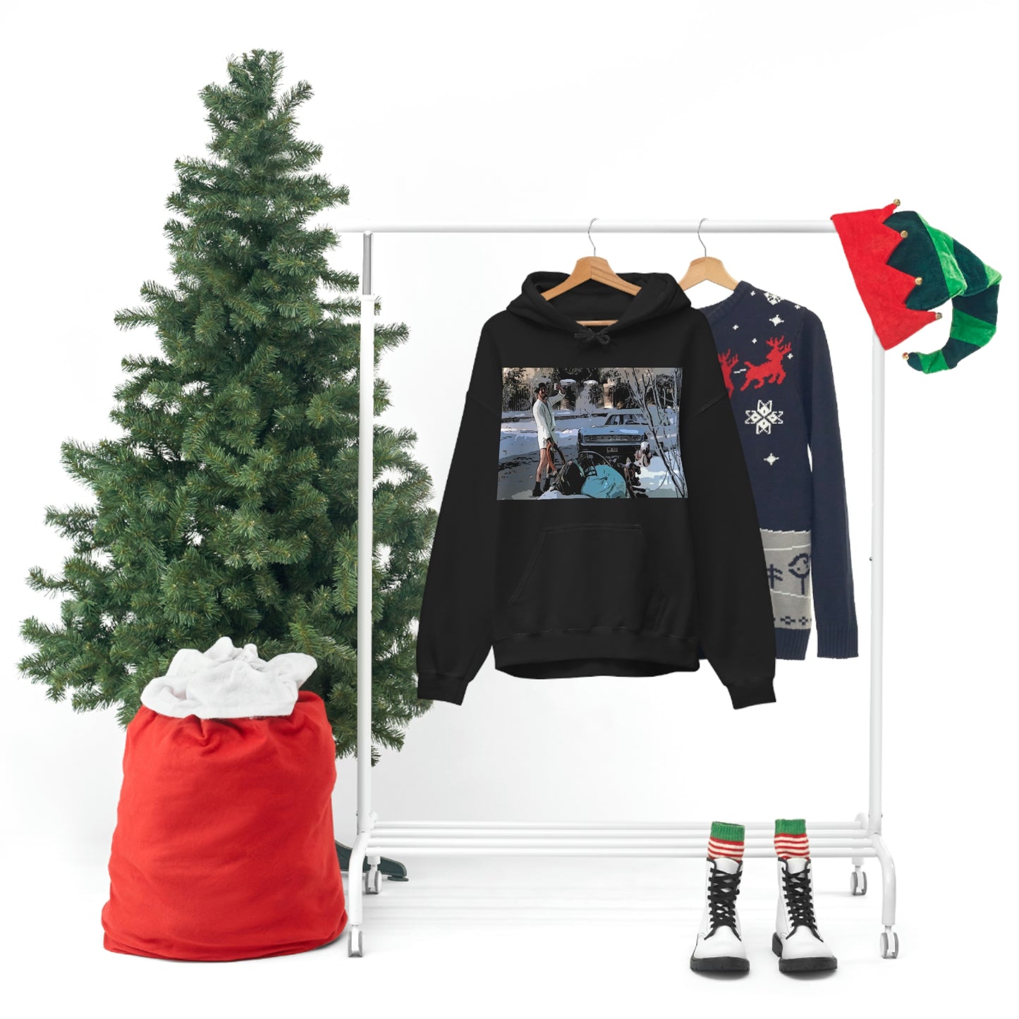 Unisex Heavy Blend™ Hooded Sweatshirt Christmas Vacation Cuison Eddie