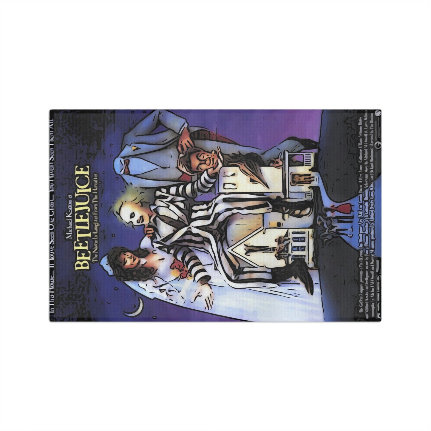 Soft Tea Towel Beetlejuice Movie Poster Vintage